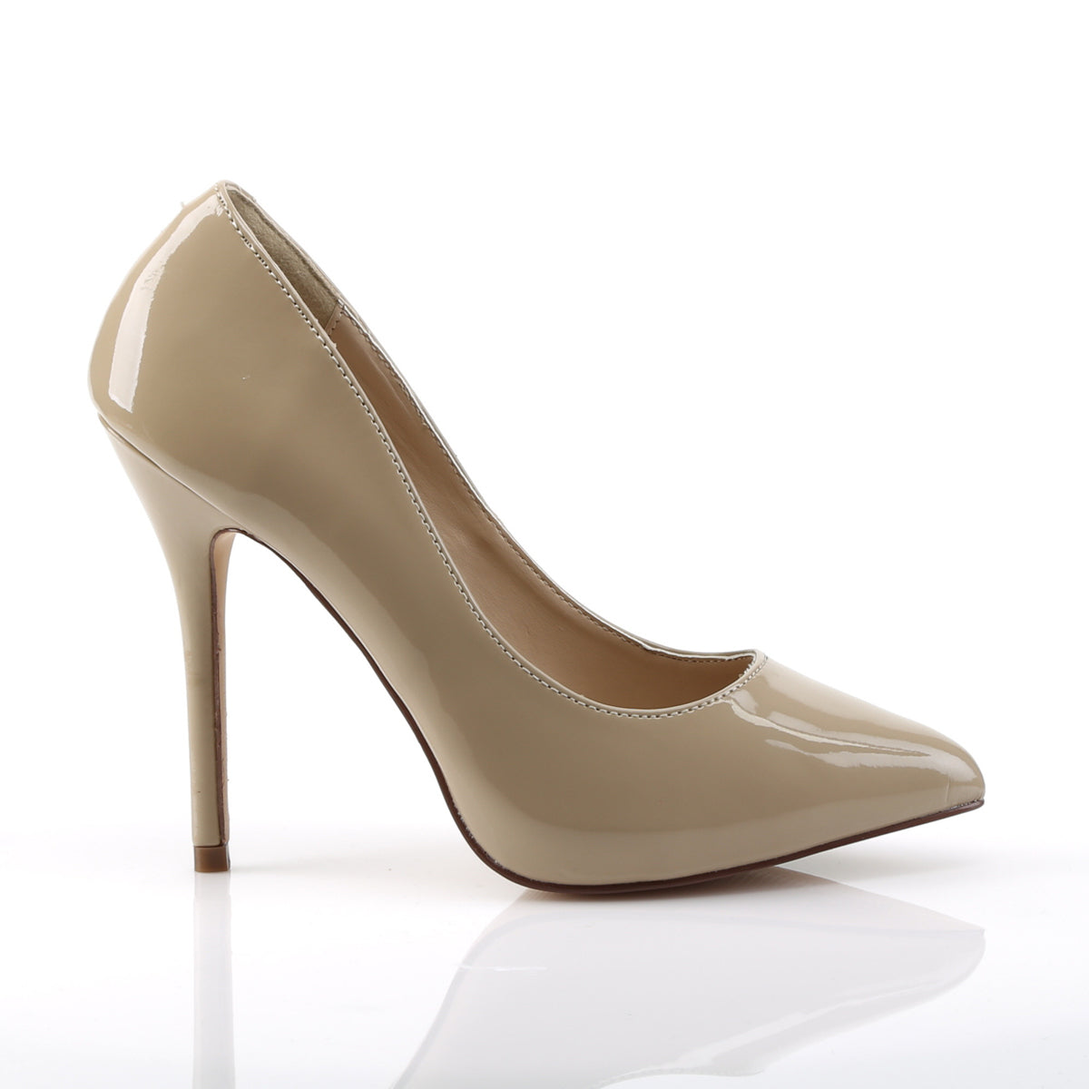 Pleaser Womens Pumps AMUSE-20 Cream Pat