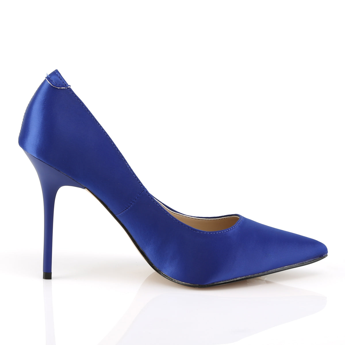 Pleaser Womens Pumps CLASSIQUE-20 Royal Blue Satin