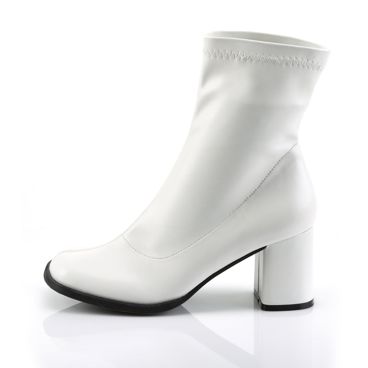 Funtasma Womens Ankle Boots GOGO-150 Wht Str Pu