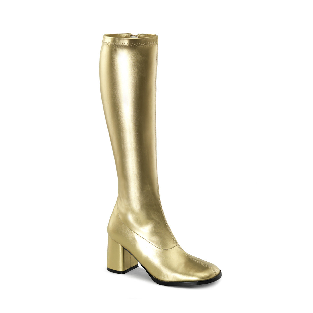 Funtasma Womens Boots GOGO-300 Gold Str Pu