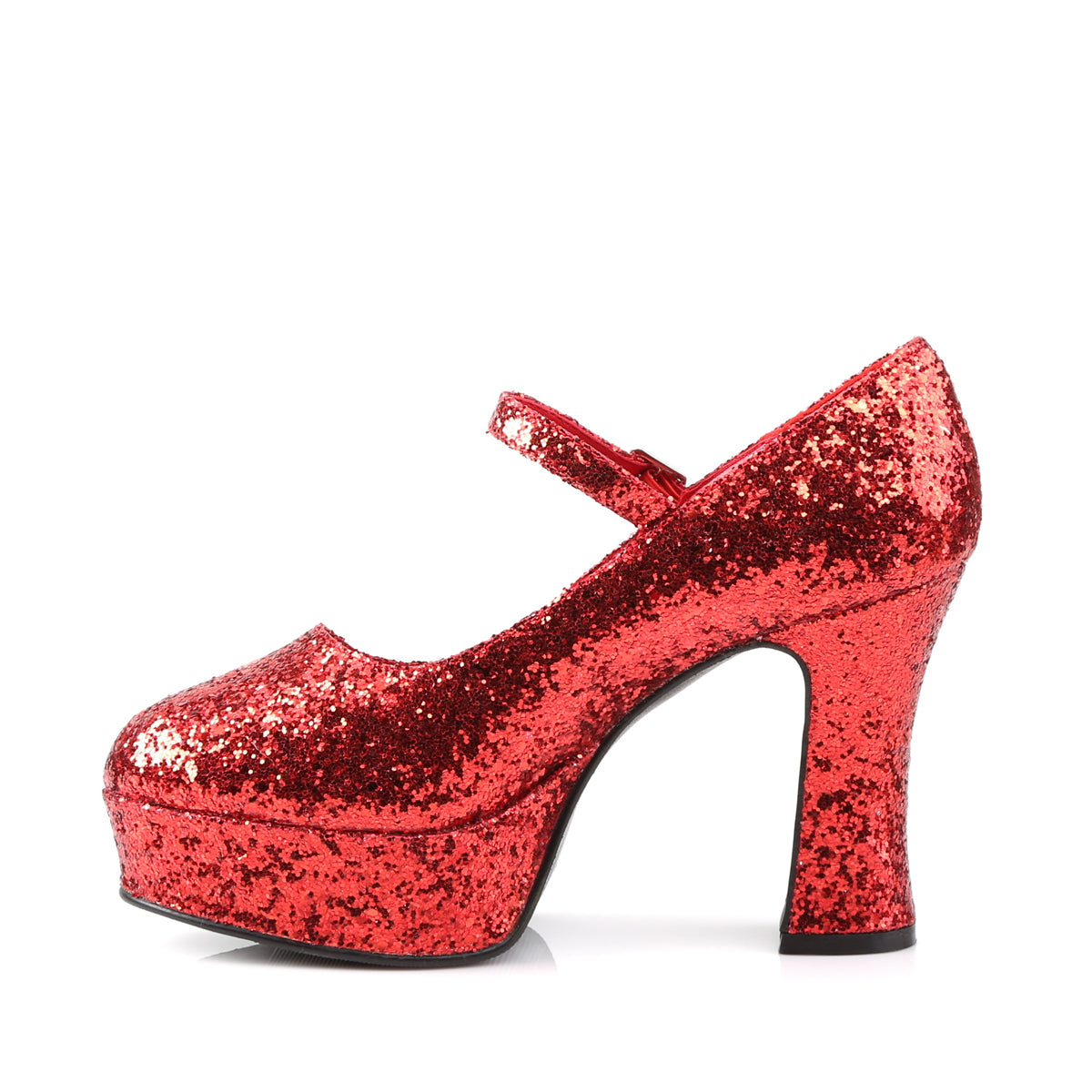 Funtasma Womens Pumps MARYJANE-50G Red Gltr