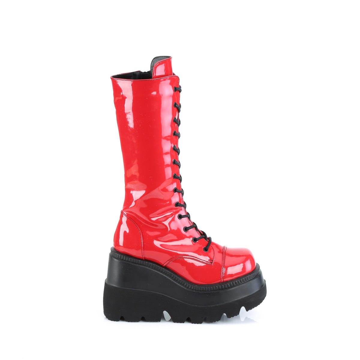 DemoniaCult  Boots SHAKER-72 Red Patent