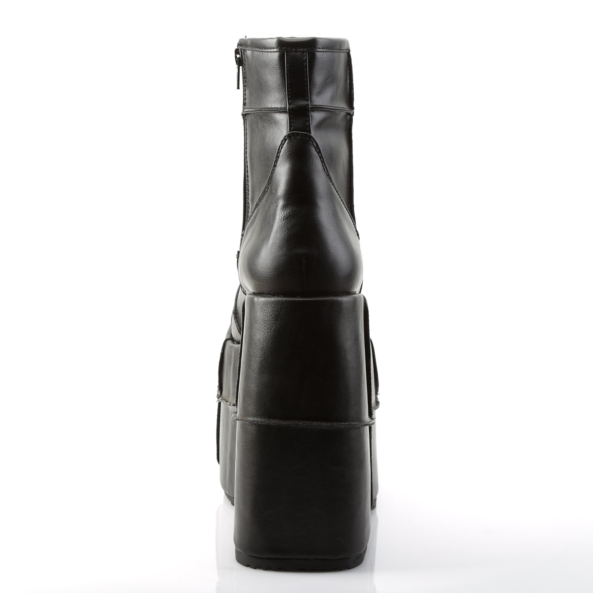 DemoniaCult Mens Boots STACK-201 Blk Vegan Leather